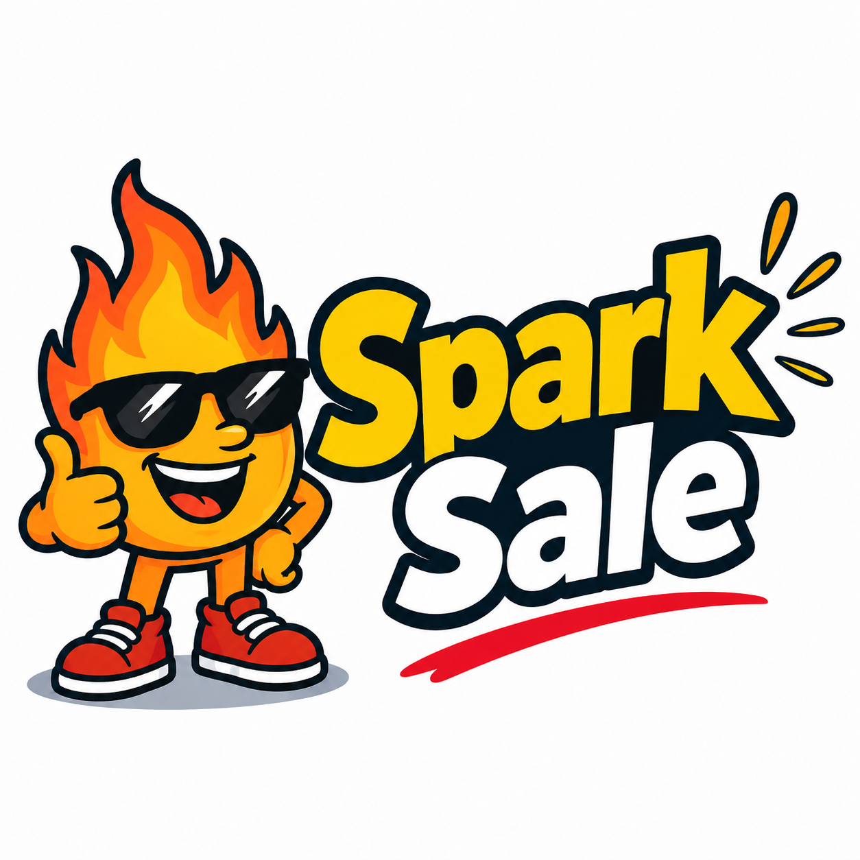 SparkSale yard sale sign
